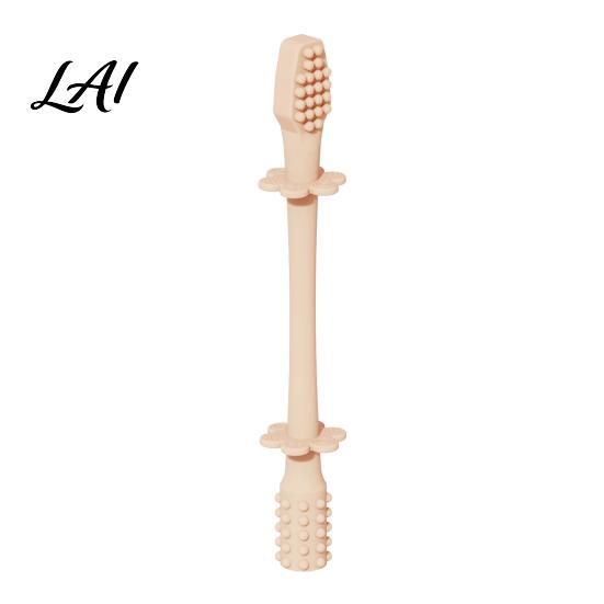 Giocattolo da Masticare per Bambini Piccoli con Impugnatura, Giocattolo in Silicone per Bebè, Succhietto Alimentare per Gengive, Coordinazione Mano-Occhio, Sollievo, Anti-Mordersi le Dita, Bastoncino da Masticare,