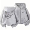 Kinderen Ritssluiting Hoodie Vest Tops Meisje Roze Jongen Zwart Hoodies Kind 3-12 Jaar Kind Rits Herfst Grijs Jas Nieuw