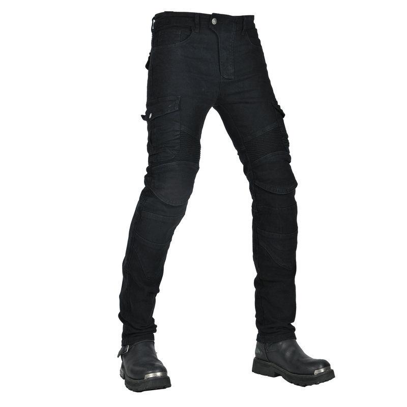 2024 New Motorcycle Riding Jeans for Men, Kevlar Tear-resistant, Anti-drop Cycling Pants with Protective Gear