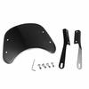 Motorcycle Windshield Windscreen Screen Deflector Universal For 5-7'' Headlight