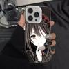 Japanese Comic Girl Soft Case Protection for iPhone 17 16 15 13 12 11 14 Pro Max 16 Plus  Luxury Hard Coque