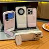 Lucky Will Get Rich Immediately, the Bracket Is Suitable for iPhone17 Pro Mobile Phone Case, Apple 16/15/14 Two-in-one 13 Sets