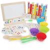 Counting Matching Toy Arithmetic Cards Bead Sorting Clear Tubes Activity Set for