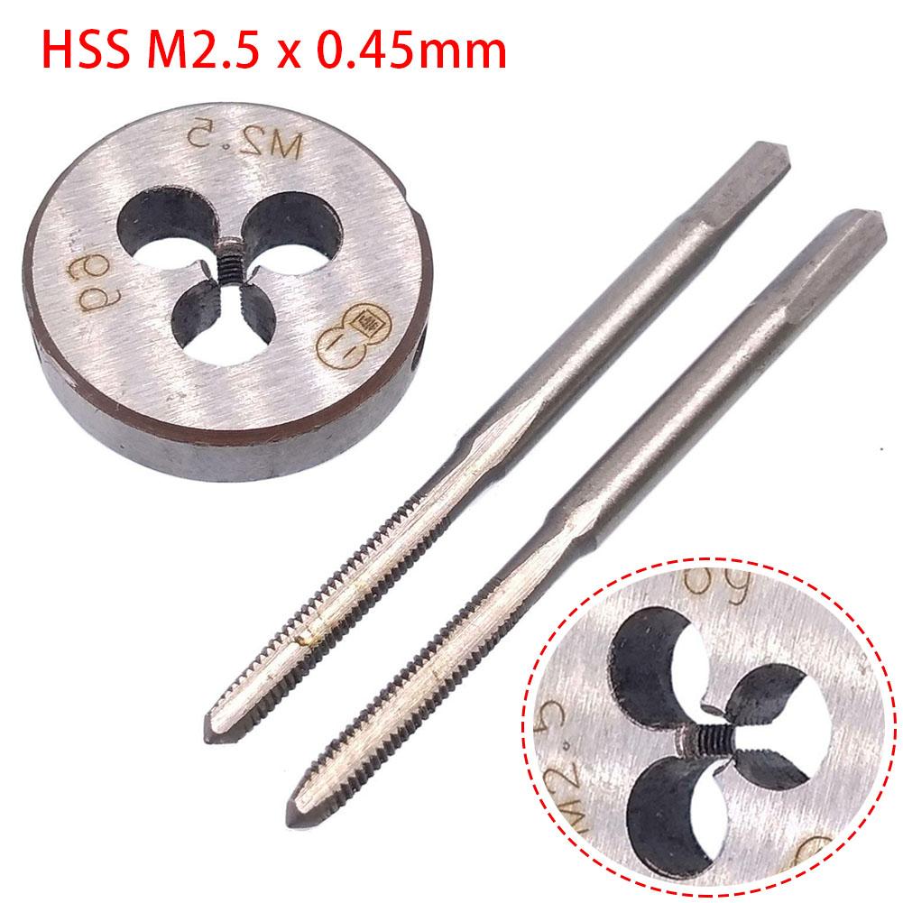 Odolný kužel závitníku pro domácí průmysl Vysokorychlostní ocel M2,5 x 0,45 mm