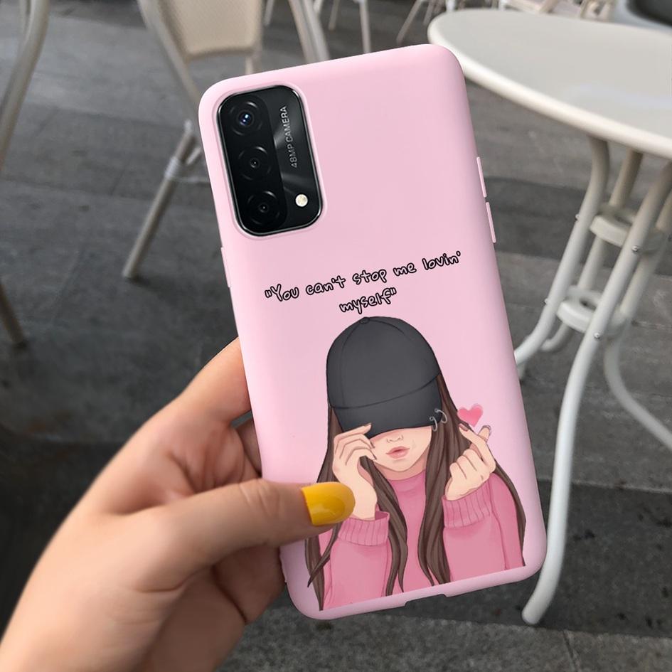 A74 Fodral För OPPO A74 CHP2219 Fodral Lyxigt Fjäder Dinosaurie Daisy Mönster Bakre Skydd För OPPO A74 5G CPH2197 A 74 Mjuk Capa