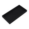 Countertop Holder Sponge Holder Black Vanity Organizer Waterproof Material Modern Aesthetic Multiple Purposes Warp Resistant