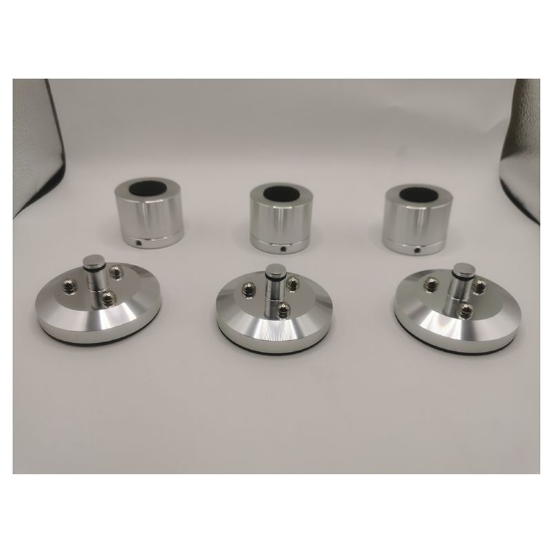 A20F-Speaker Isolation Stand Lead Alloy Adjustable Tray Pad Ball Foot Speaker Stand Isolation Feet Spike