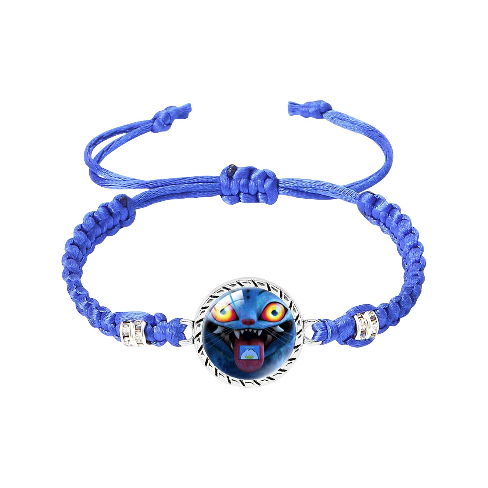 

Подарки для маленьких девочек: Аксессуары для косплей-костюма, Двухцветный плетеный браслет, Наручный браслет, Костюм One Size