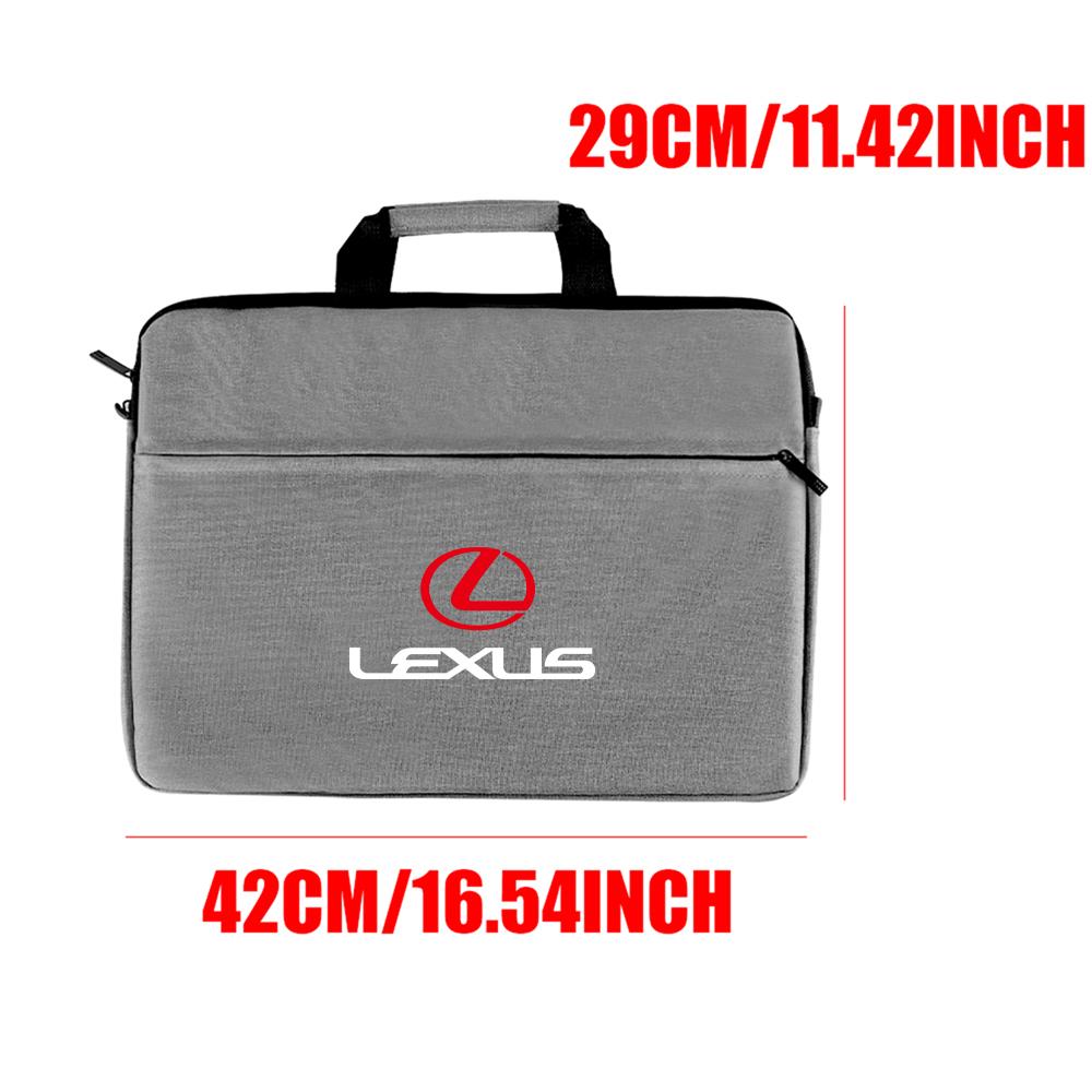 Laptop Large Capacity Computer Bag Travel Briefcase Handbag Car Logo For Lexus CT200h NX300h RX300 RX330 EX300h F Sport IS RX NX JX1