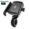 Aluminum Anti-Vibration Motorcycle Phone Mount Holder 1s Lock Camera Friendly Anti-Theft Handlebar for Bike Bicycle Scooter ATV