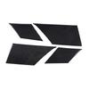For Tesla Model 3 Y 2016-2024 Soft Carbon Fiber Car Door Storage Slot Side Panel Trim Sticker Car Protection Accessories 4PCS