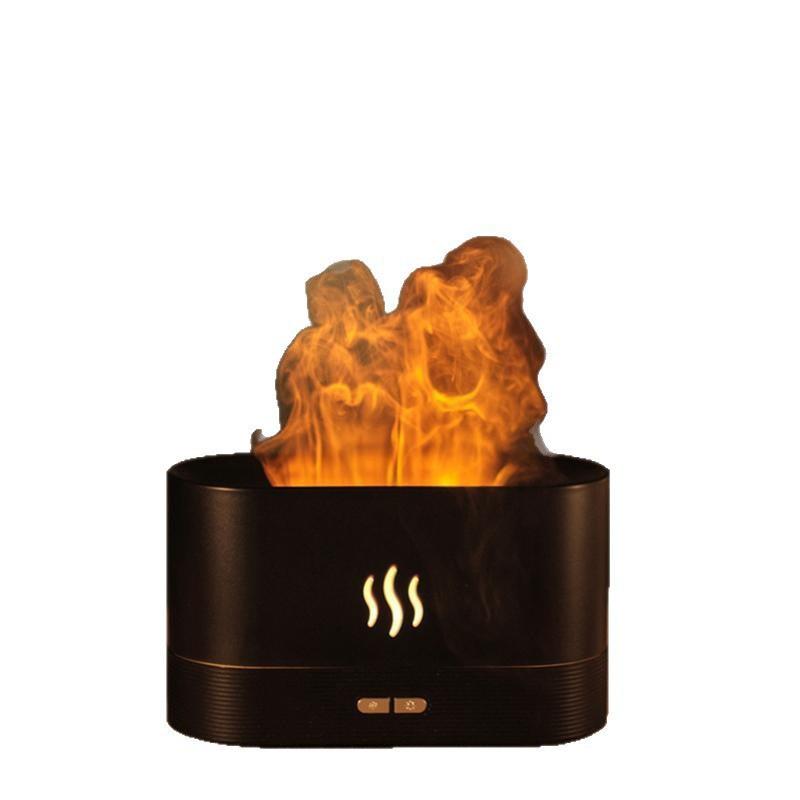 3D Simulation Colorful Flame Aroma Diffuser & Desktop Air Humidifier.