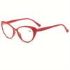 3-Pack Vintage Style Cat Eye Reading Glasses - Full Rim, Non-Prescription Clear Lens, AC Lens & Polycarbonate Frame