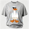 Ducks Disdain Graphic T Shirt for Unisex Funny Animal Print Tees Summer Streetwear Unisxe TShirts Round Neck Tops Short Sleeves