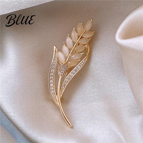 Decorative Rhinestone Brooch Sparkly Bird Butterfly Leaves Lapel Pin Women