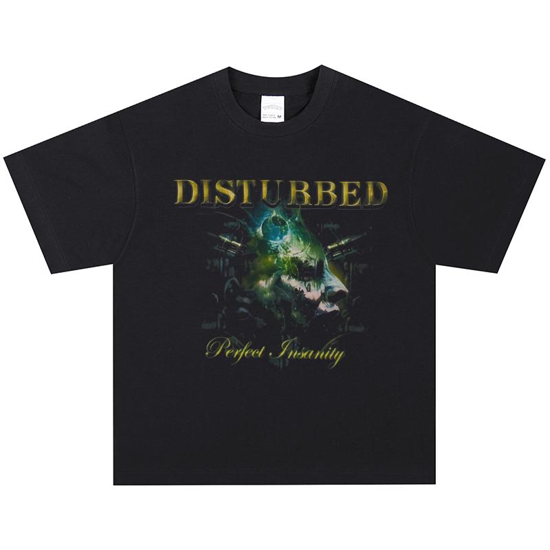 Disturbed T-Shirt, Soft Fabric Casual Daily Wear XXXL