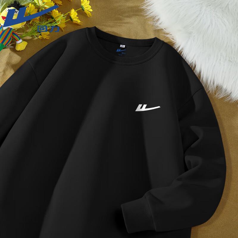 Warrior Men s 2025 Spring Crew Neck Casual Logo Sweatshirt L