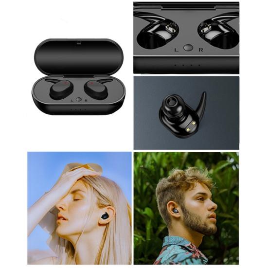 Wireless Earphones Poratable Smart Touch Rechargeable Bluetooth-compatible 5.0 In-ear Headset for Running