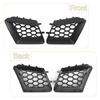 2pcs Matte Black Front Bumper Upper Grill Left Right Replacement for SEAT Ibiza Cordoba Typ 6L 2002-2009 6L0853676A01C
