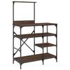 VidaXL Baker's Rack, Shelf with Adjustable Feet, Storage Furniture, Interior Kitchen Organizer, Modern, 845420