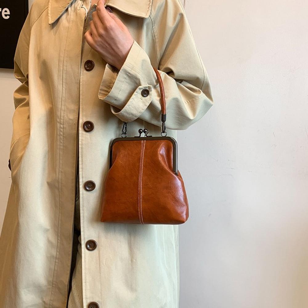 PU Leather Chinese Style Crossbody Bag Elegant Vintage Women's Handbag Lady/Girls