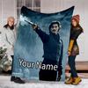 Custom Name The Count of Monte Cristo Theme Printed Blanket - Perfect for Couch, Bed, Travel & Outdoor Use | Machine Washable, Cozy & Durable.