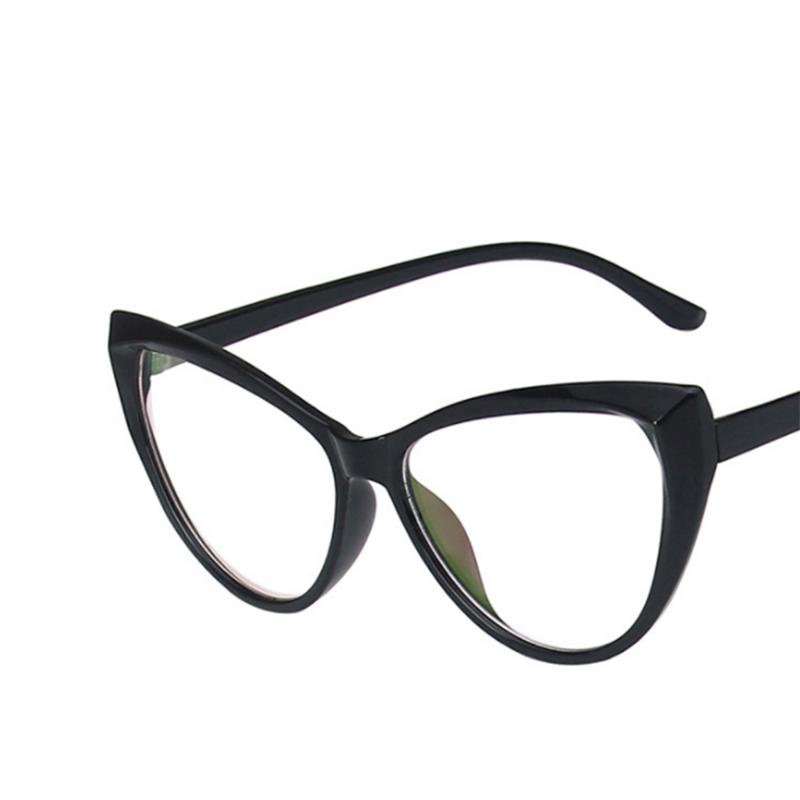 Retra Cat Eye Frame Clear Lens Glasses Simple Myopia Nerd Spectacles Degree -0.5 -1.0 -2.0 -3.0 -4.0 To -6.0