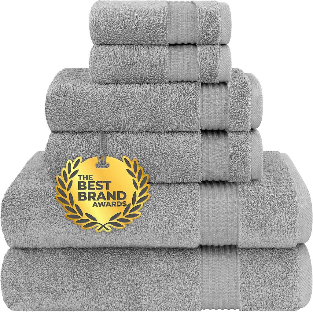 Soft, Absorbent Men's Multi-Color Thick Cotton Bath Towel Set with Code for Vacuum Packing
