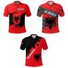 MMA Kick Boxing Muay Thai UFC Polo T-Shirt 3D Print Country National Flag Retro Vintage Albania Symbol Emblem Albanian Men Women Unisex Short Sleeve