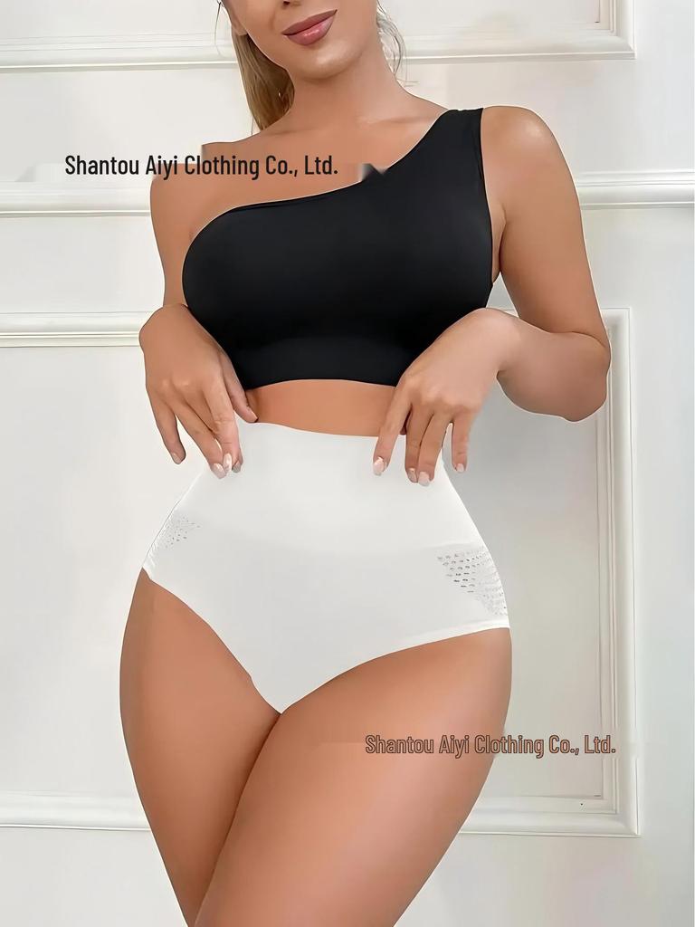 High-Waisted Tummy Control Shaping Pants with Hip-Lifting Design