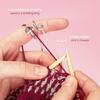 Crochet Rings for Finger Adjustable Size Yarns Knitting Rings Open Finger Rings