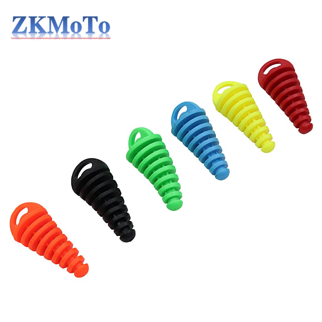 Wash Plug Exhaust Pipe Tailpipe PVC Exhaust Wash Plug Pipe Protector For Honda Kawasaki KTM Suzuki Yamaha Motorcycle Universal
