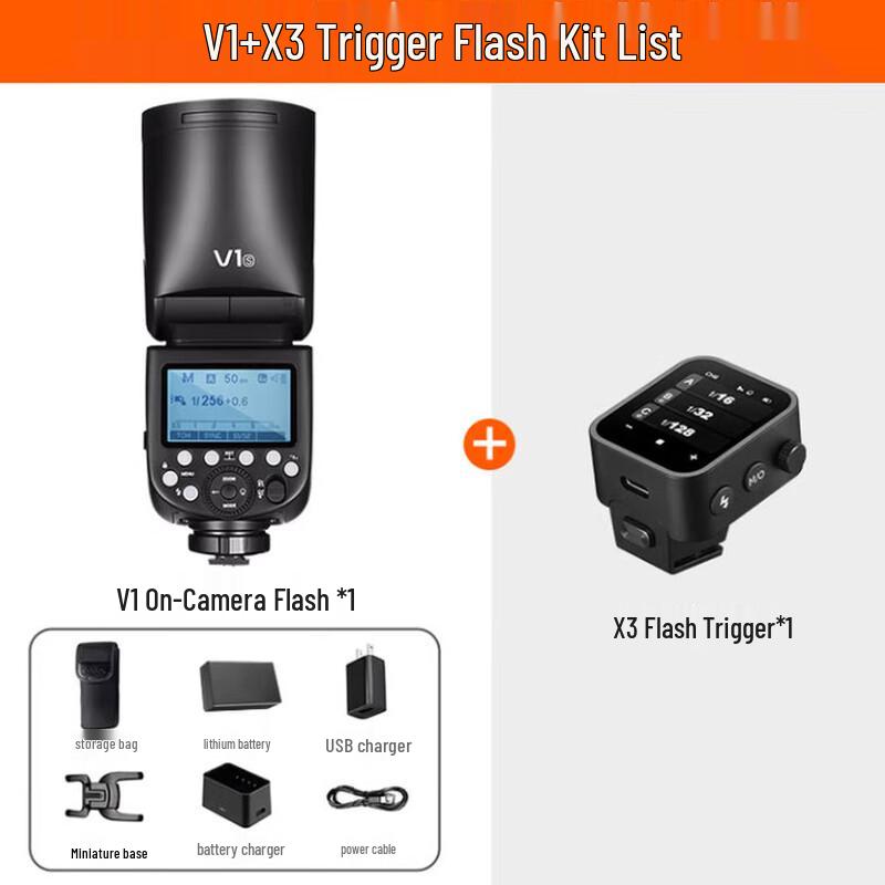 Godox V1 TTL Li-ion Round Head Camera Flash