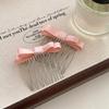Sweet Bowknot Hair Comb Girl Hair Styling Hair Bows Antislip Women Hair Decors