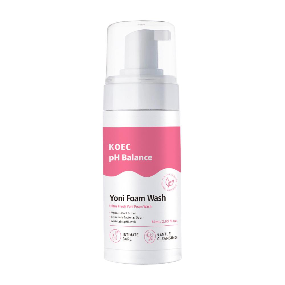 KOECPH Yoni Foam Wash Balancing Feminine Cleansing Mousse Fresh Care Gentle Formula 150ml
