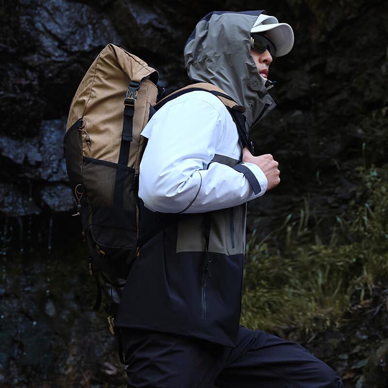 Tanboer Men's Removable Liner Hooded Down Jacket TA233359