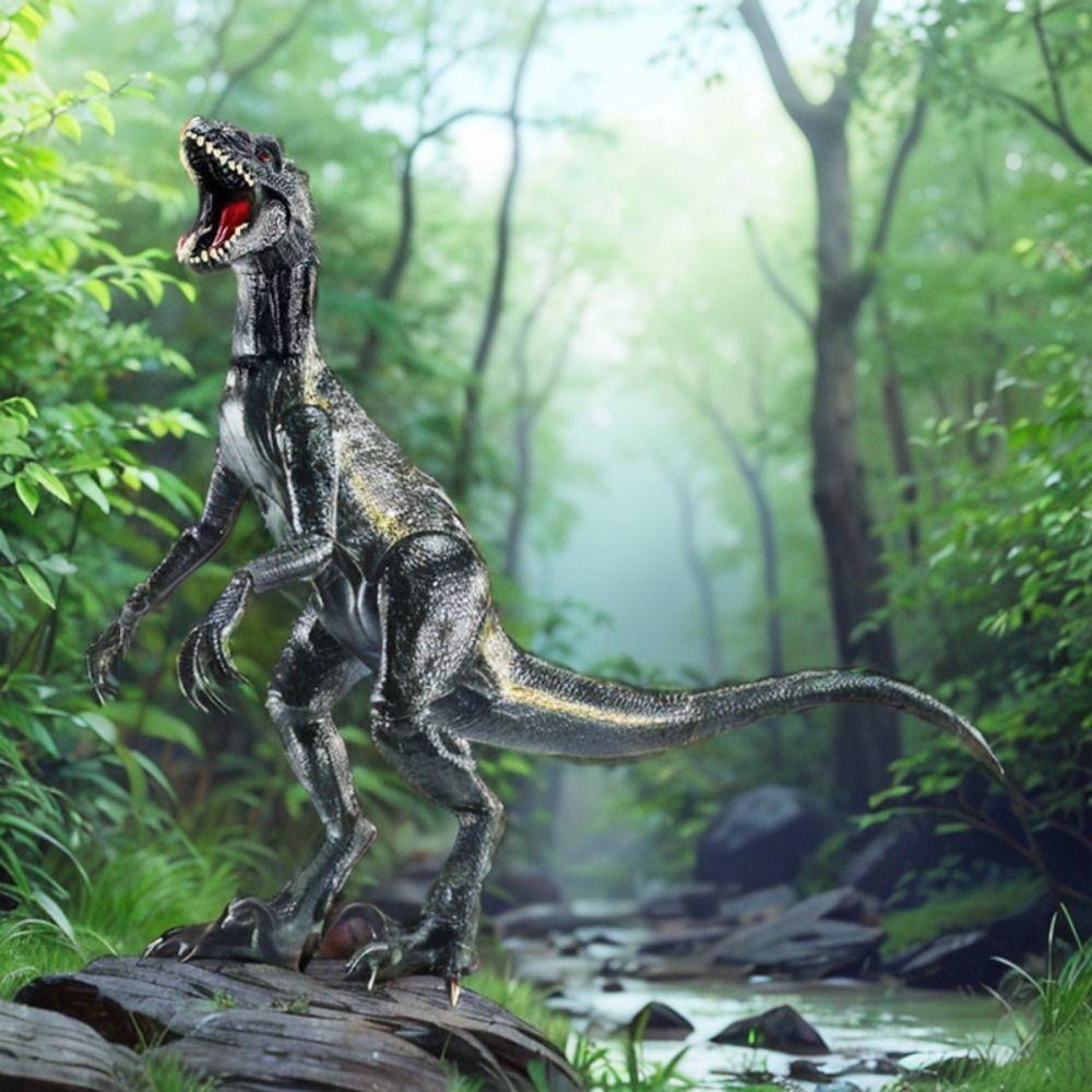 Plastic Indominus Animal Model Joint Movable Tyrannus Raptor Action Figures  Kids Toy