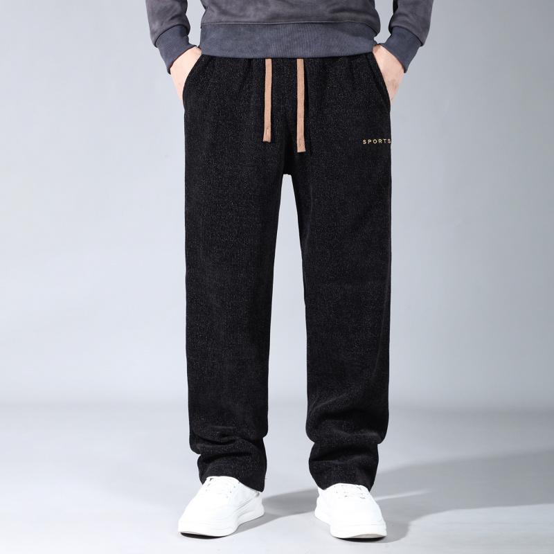 Plus-size Long Pants, Spring and Autumn Straight-leg Pants, Loose Casual Pants, Men's New Sports Pants