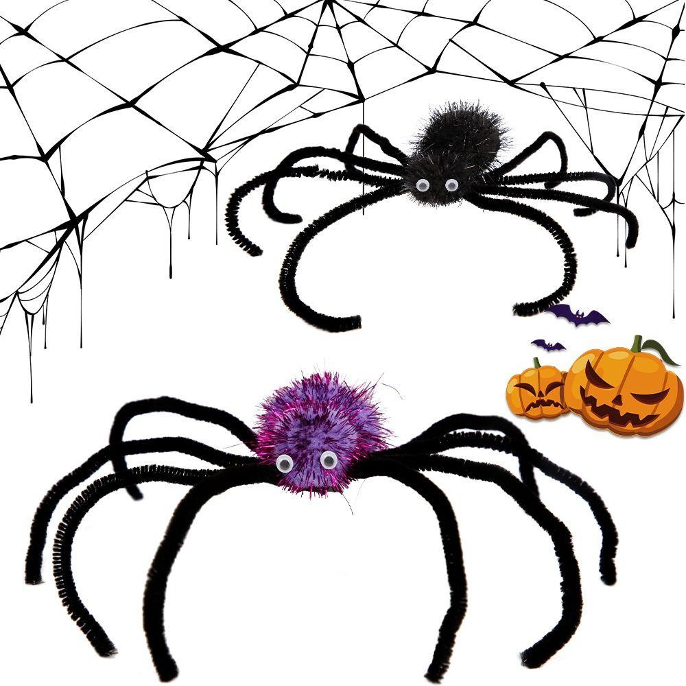 Long Leg Spiders Hair Barrettes Headwear Halloween Headdress Hair  Cosplay Supply