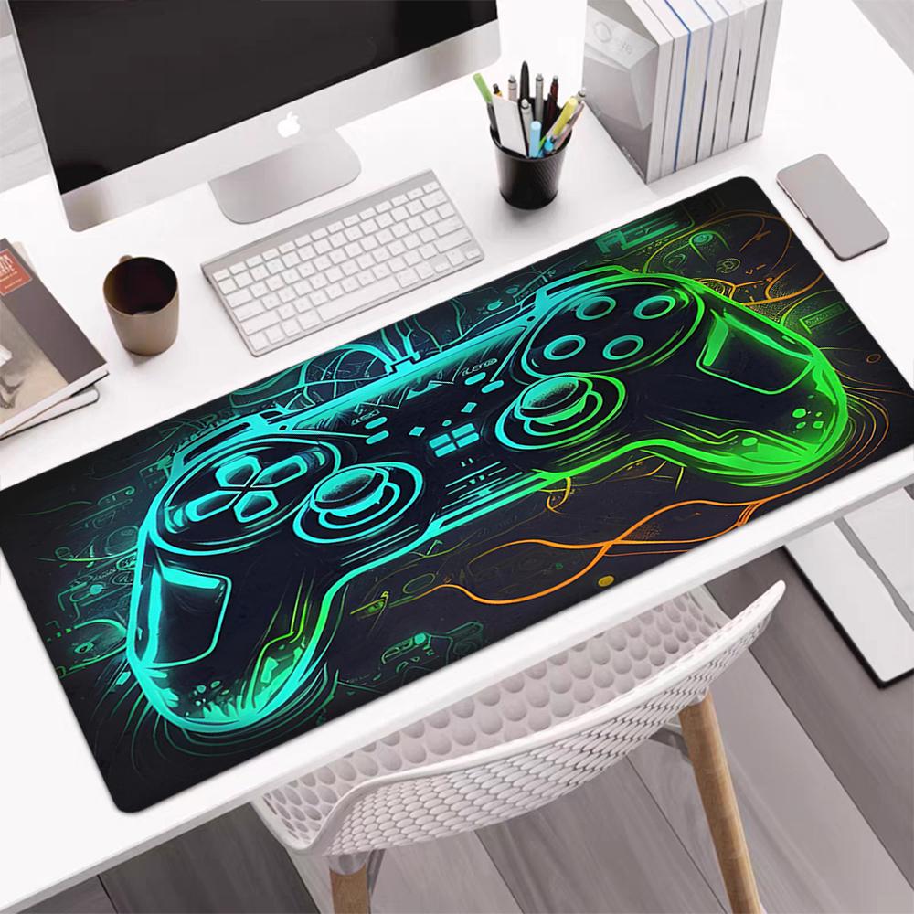 Spielcontroller-Thema Mauspads, Rutschfeste Gummiunterseite, Multifunktionales Büro- & Heimdekor, Perfekt zur Personalisierung des Arbeitsplatzes.