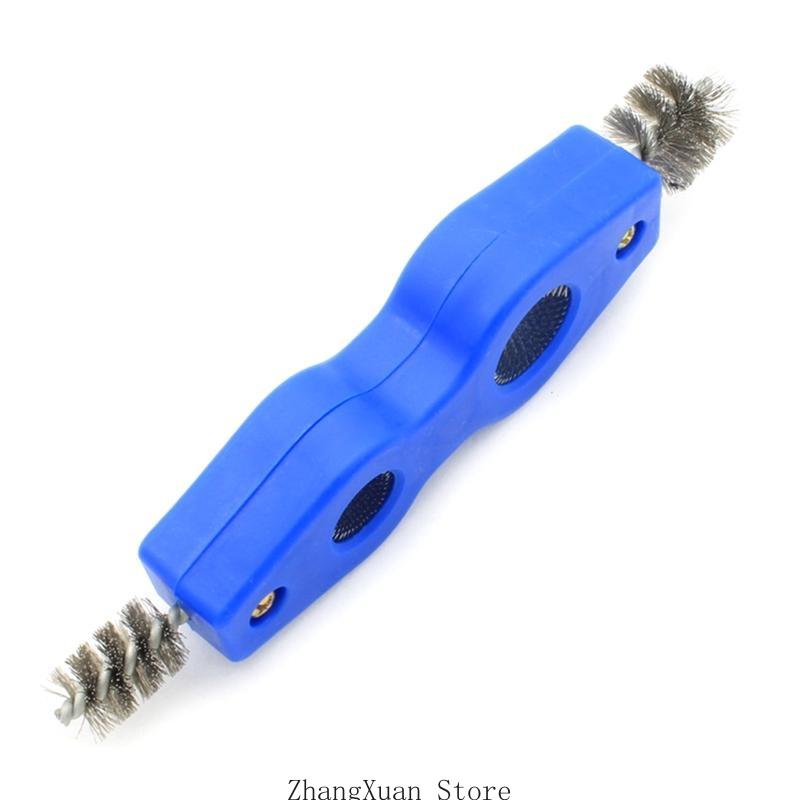 Tube & Fitting Brush 4 in 1 Pipe Cleaning Tool Wire Brush Deburr for Copper Pipe 3XUF CN