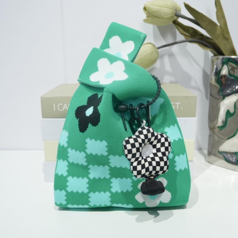 Knitted bag, gift bag, souvenir gift, woven bag, gift bag, fashion wrist bag, handbag, women's bucket bag.