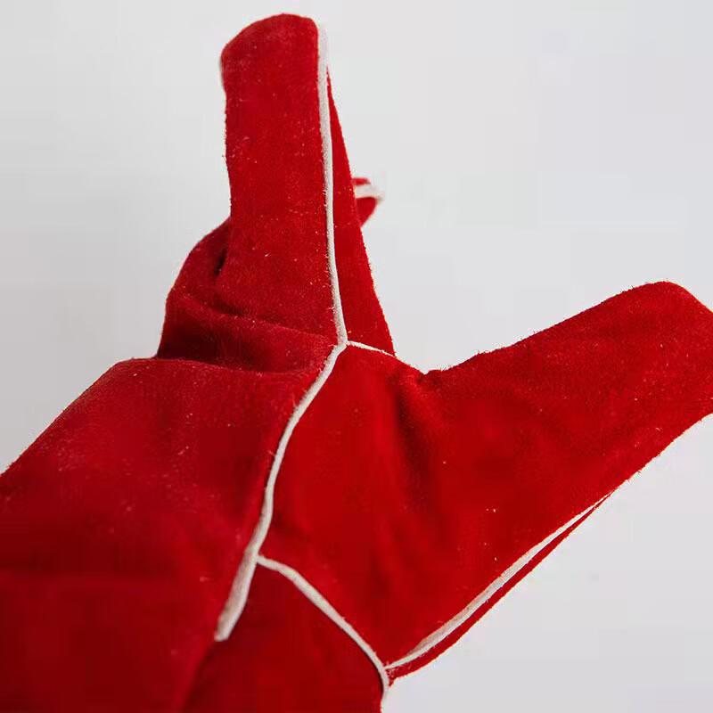 Langmei Extended Suede Cowhide Welding Gloves