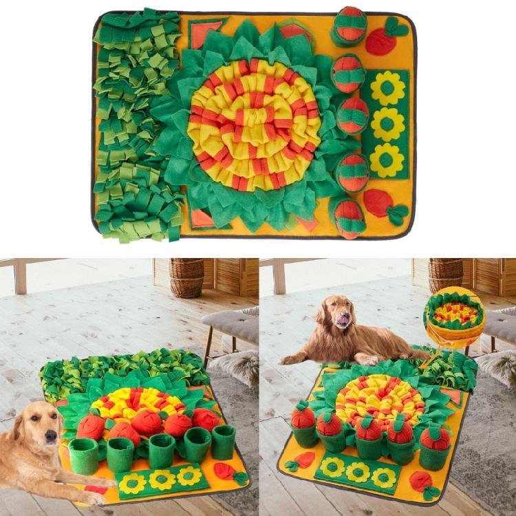 Washable Slow Feeder Snuffle Mat Sniffing Pad for Various Breeds Natural Hunting Behavior Safe Healthy Feeding Mat