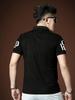 European Station Men's Elbow-Sleeved Top Paul T-shirt Summer New Arrival Trendy Walnut Print Short Sleeve Polo Shirt T-shirt Men's Clothing