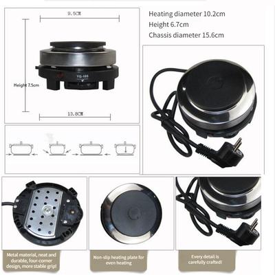 500W Mini Multifunctional Heating Electric Stove Portable Plug In Heating Furnace Small Household Hot Plate