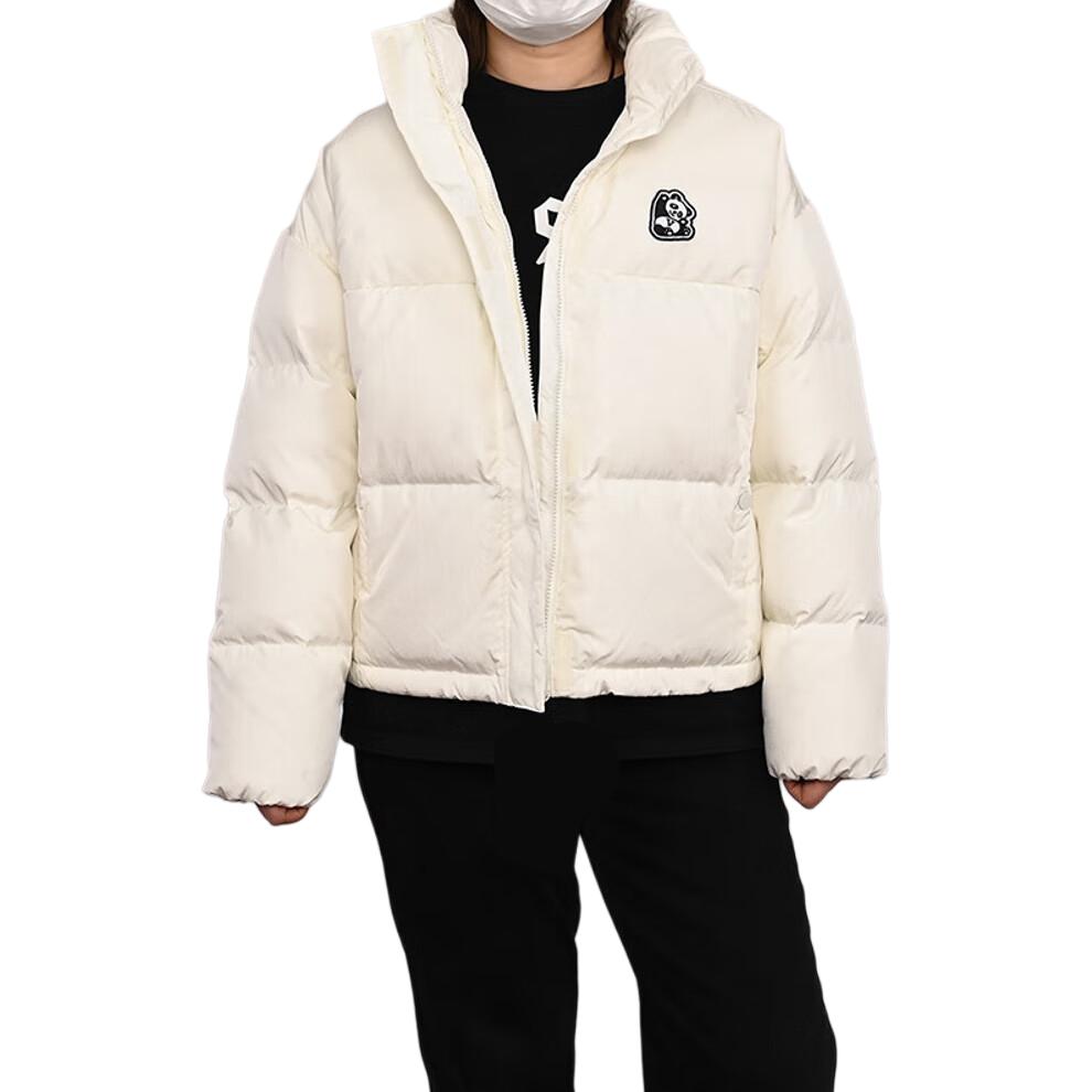 Vans Warm Fashion Versatile Long Sleeve Down Jacket Women Outerwear Off-White VN000KCCFS8