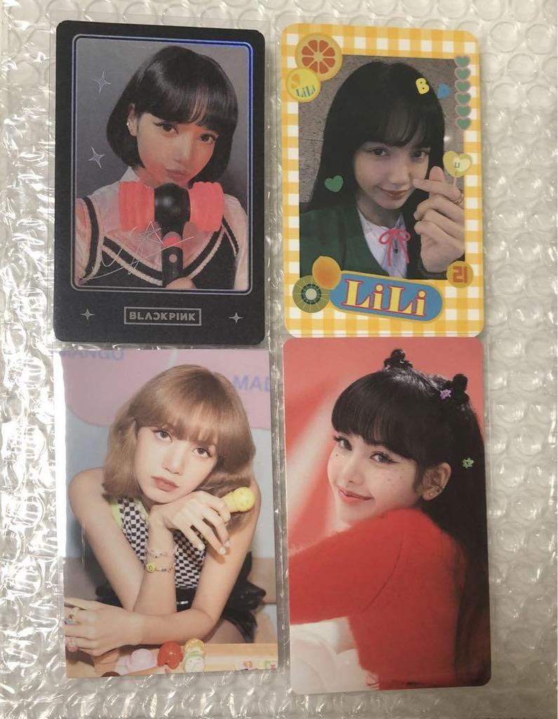 [USED] blackpink summer diary 4+1 POPUP Lisa trading card