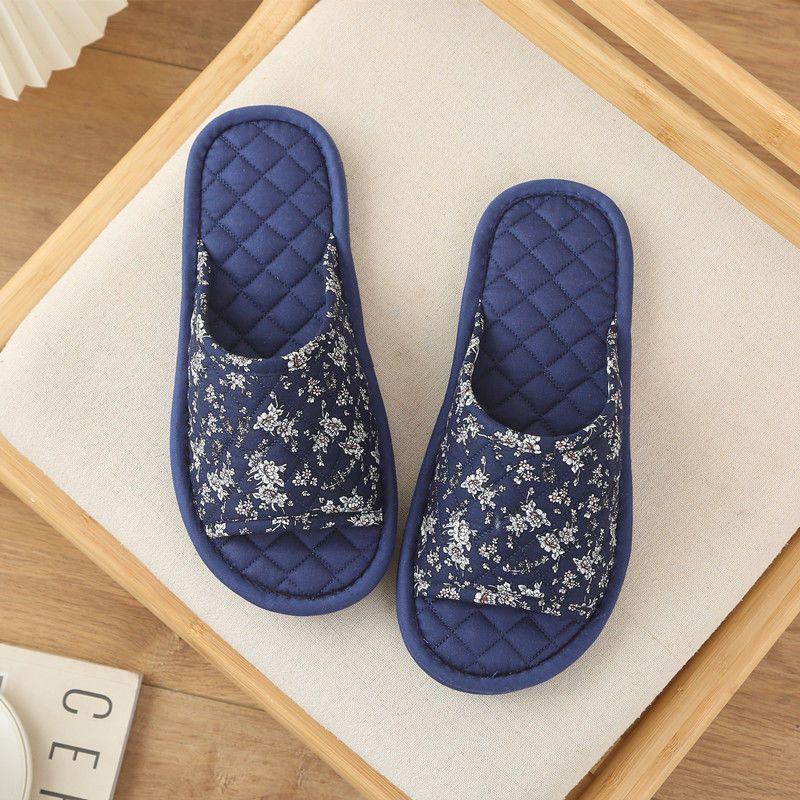 Unisex Minkšti Neslystantys Medvilniniai Šlepetės - Skalbiamos Skalbimo Mašinoje, Tylios ir Patogios Namams