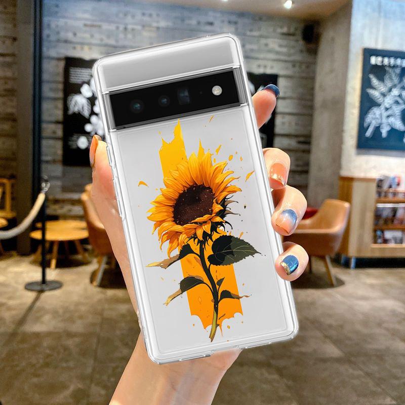 For Google Pixel 10 Pro 10A Phone Case Pixel 9 Pro XL Pixel 8 Pro 9A 8A 7A 7 6A 6 Pro Soft TPU Cover Cute Cartoon Candy Painted